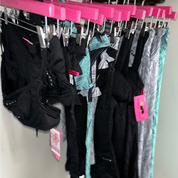 Betsey Johnson cabaret burlesque black bikini - Picture 15 of 17